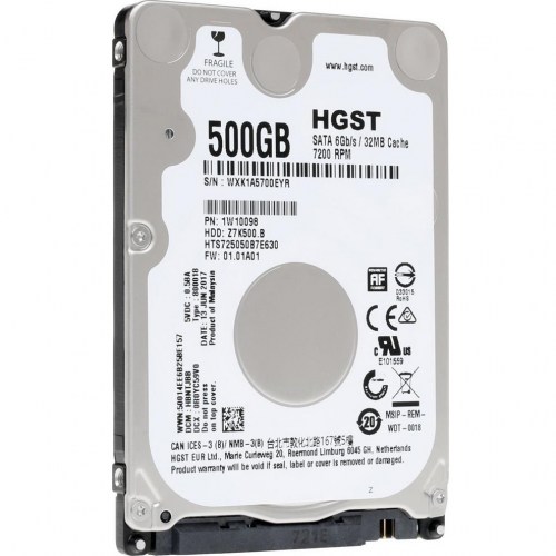 HDD HITACHI, 500GB, 7200rpm, 32MB, SATA 6 Gbit/s, HTS725050B7E630 / 1W10098